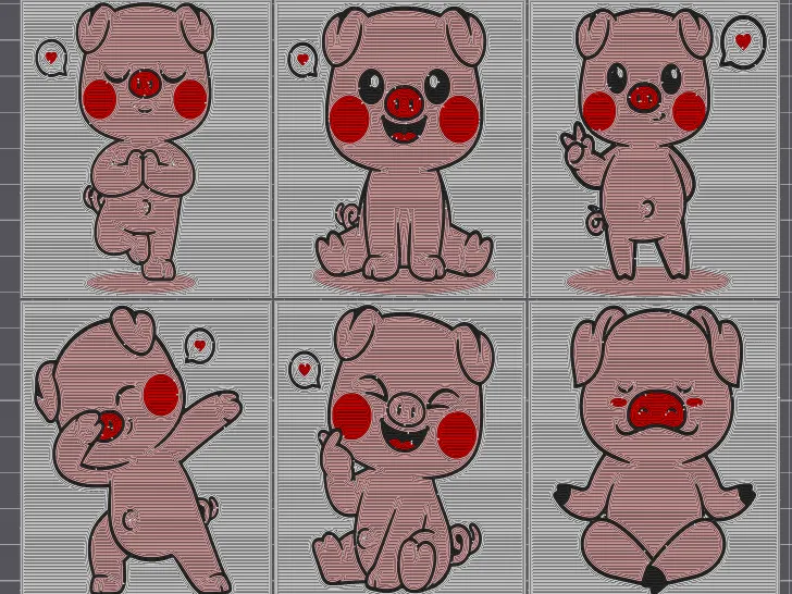 Piglets frame cover
