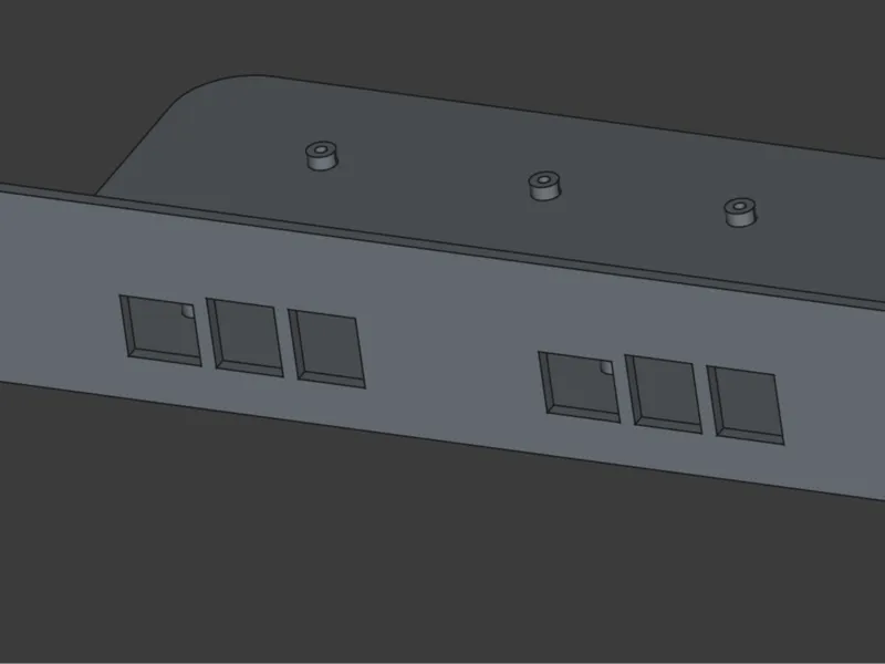 Combo Raspberry Pi 4 and 5 mount for 10 inch rack