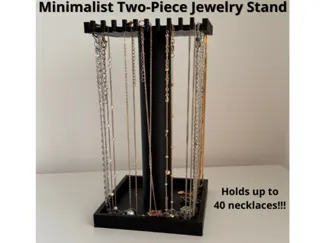 Minimalist Two-Piece Jewelry Stand