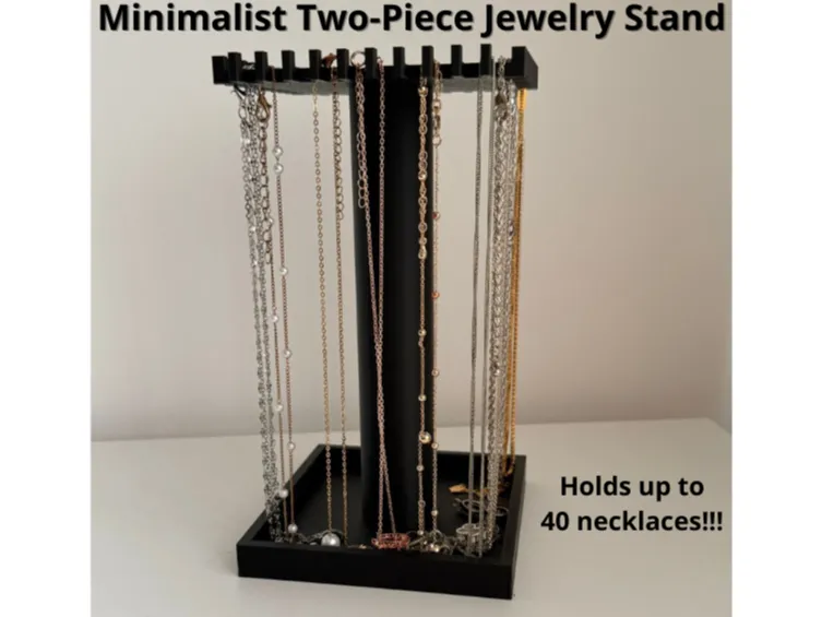 Minimalist Two-Piece Jewelry Stand