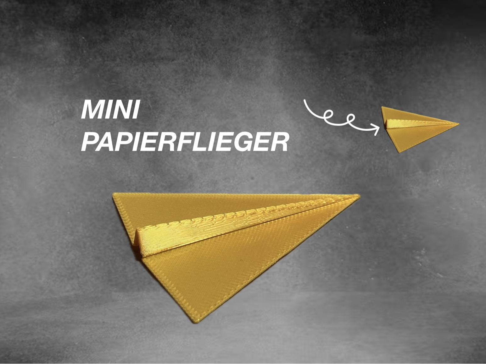 MINI Papierflieger 3D model