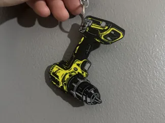 Dewalt Drill Keychain