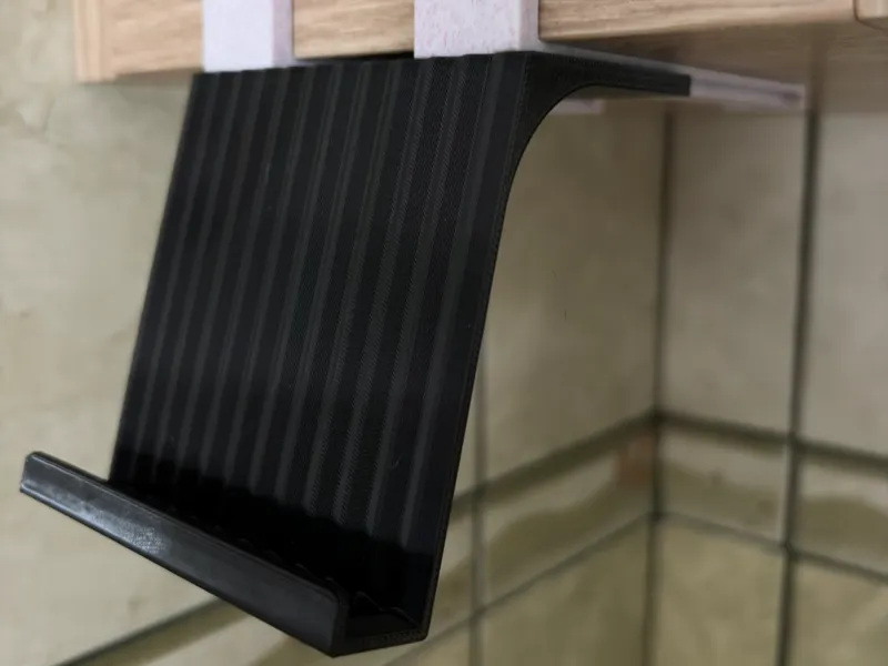 Modular Under-Shelf Phone Holder