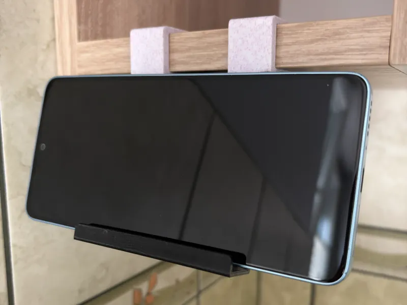Modular Under-Shelf Phone Holder