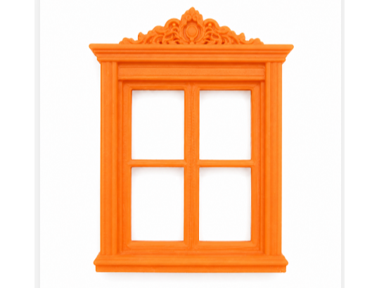 Victorian Mini Window Frame – Dollhouse Decor