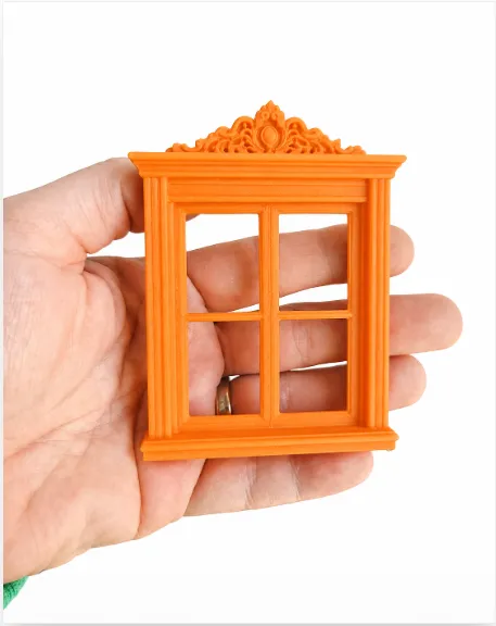 Victorian Mini Window Frame – Dollhouse Decor - Free 3D Print Model ...
