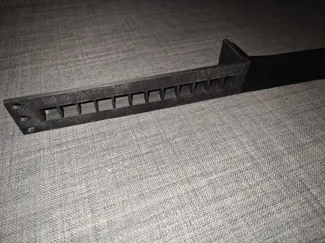 19" rack keystone patch panel 1u reinforced