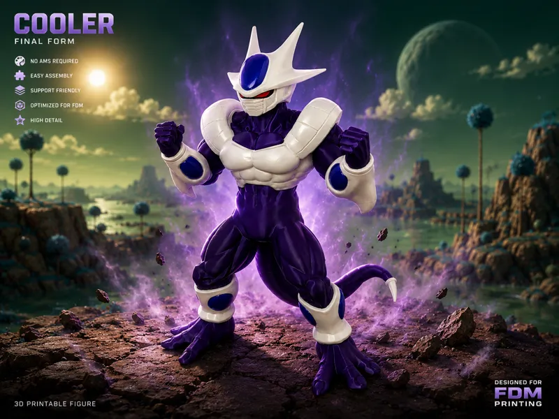 Final Form Cooler Realistic Multi-colour Statue