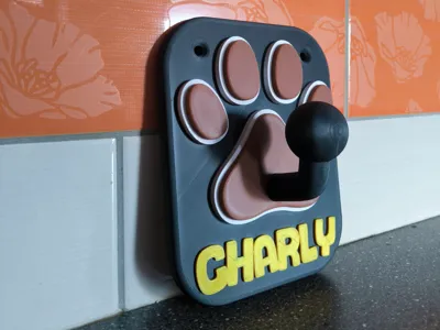 Personalized Dog Leash Holder
