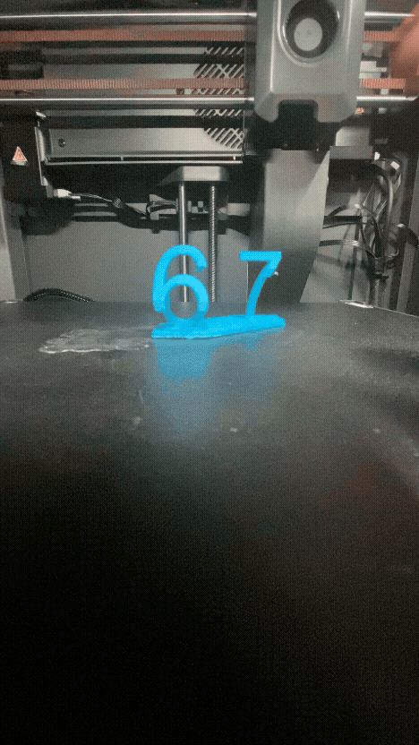 67 and 41 illusion