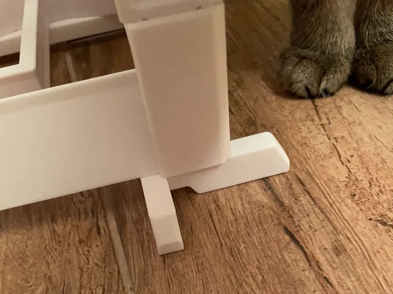 Corner foot+cap for Modular Filament Spool Rack