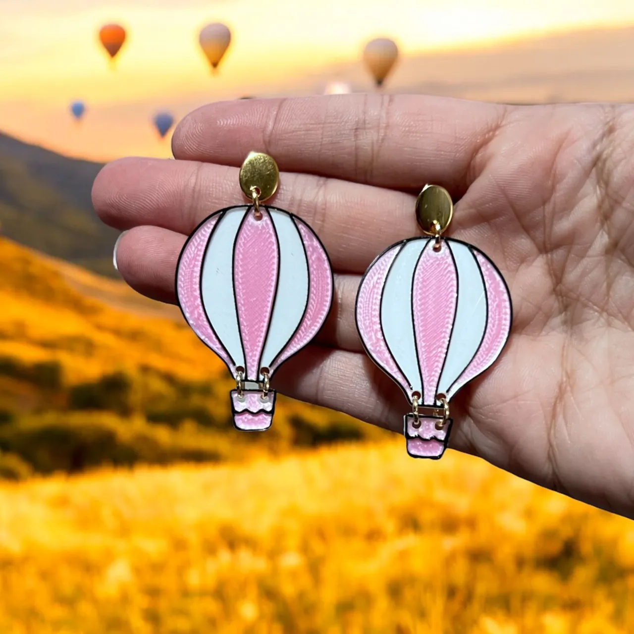 Pendientes globo view 2