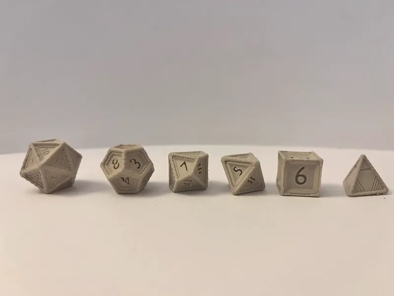 Sculpted Dice Set for D&D