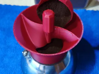 imbuto per Moka Bialetti, con  cucchiaio dosatore