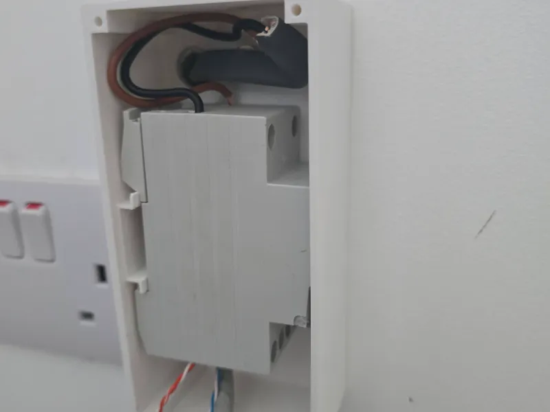 2 Din Rail side Mounted Box