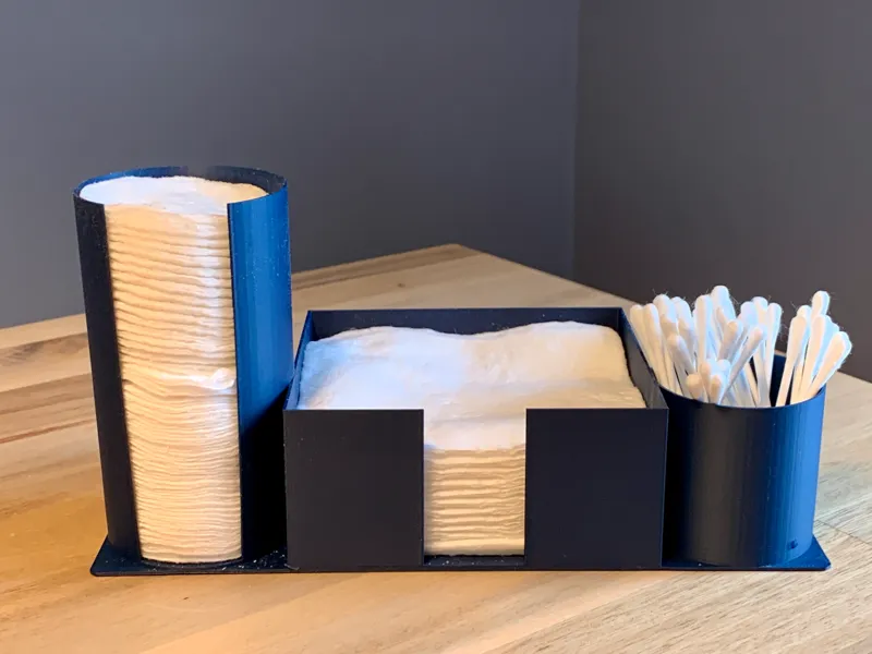 Q-Tip and Cottton Pad Organizer