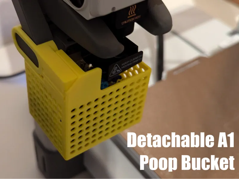 A1 Detachable Purge / Poop Bucket