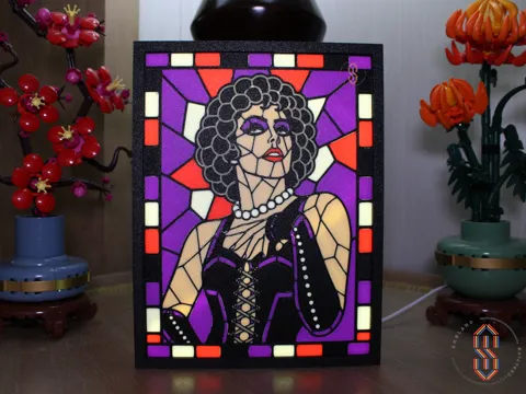 Accesorio para filamento: Stained Glass - Frank-N-Furter — referencia de MakerWorld