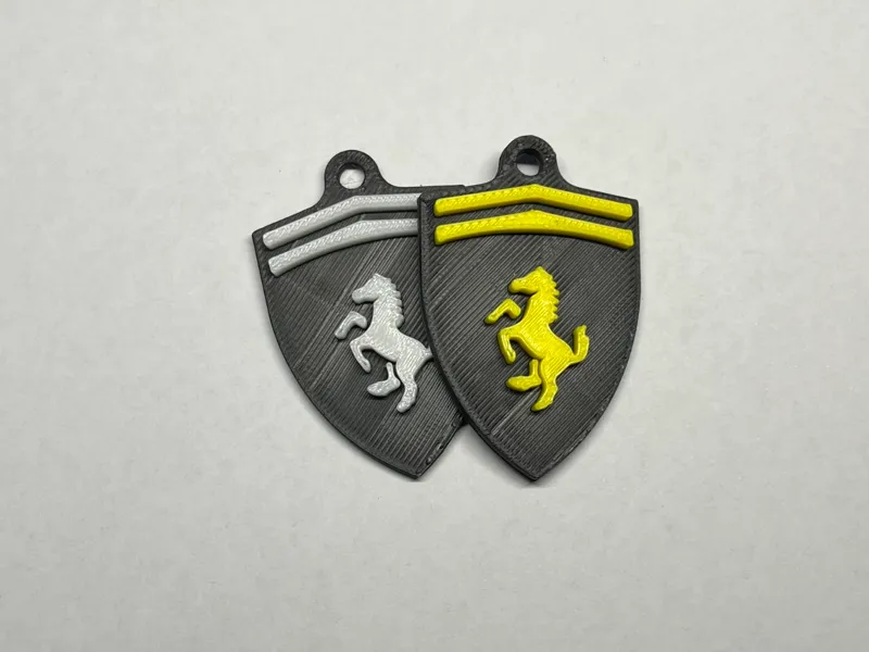 Ferrari keychain Dual Color NO AMS Needed