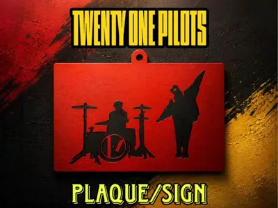 Twenty One Pilots breach Clancy plaque sign