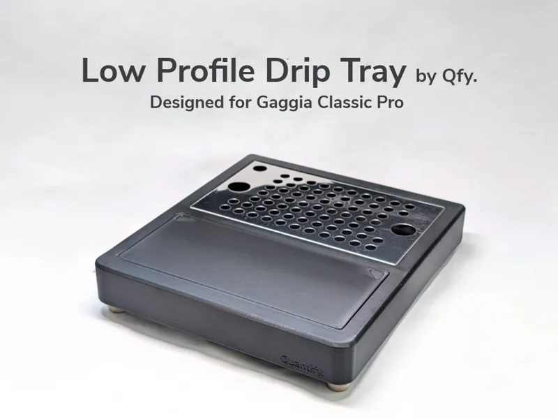 Low Profile Tray for Gaggia Classic Pro