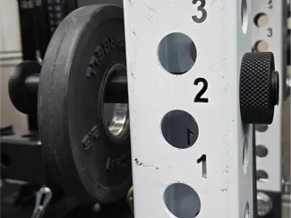 Change Plate Rack Attachment with Knurled Nut