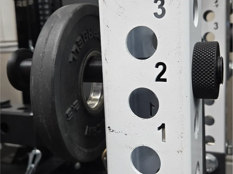 Change Plate Rack Attachment with Knurled Nut