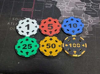 Poker Chips Extended Set
