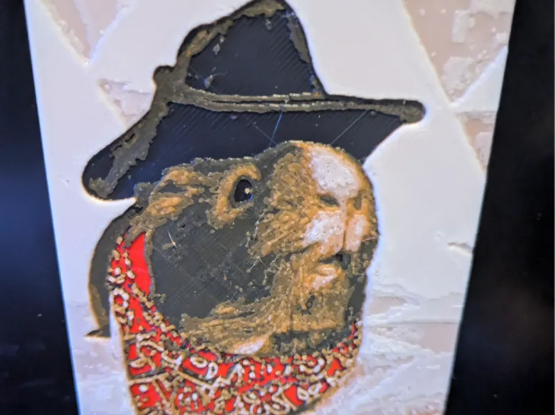 Cowboy Guinea Pig Fridge Magnet
