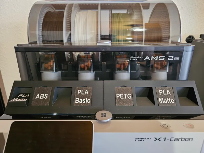 AMS Filament Anzeige für X1C und P1P