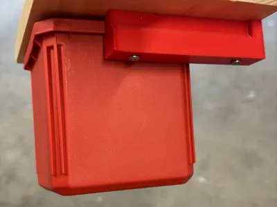 Packout Bin Holders for Under Shelf