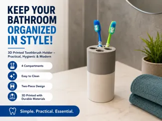 4-Toothbrush Holder (2 Parts)