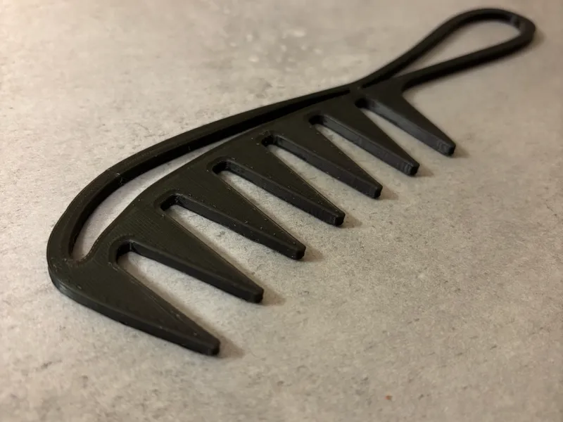 Wide tooth comb