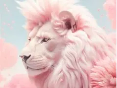 pink lion