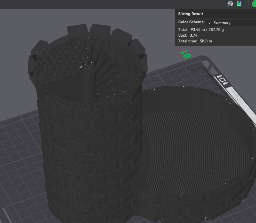 Miniatura 4 do modelo 3D Dice tower with tray