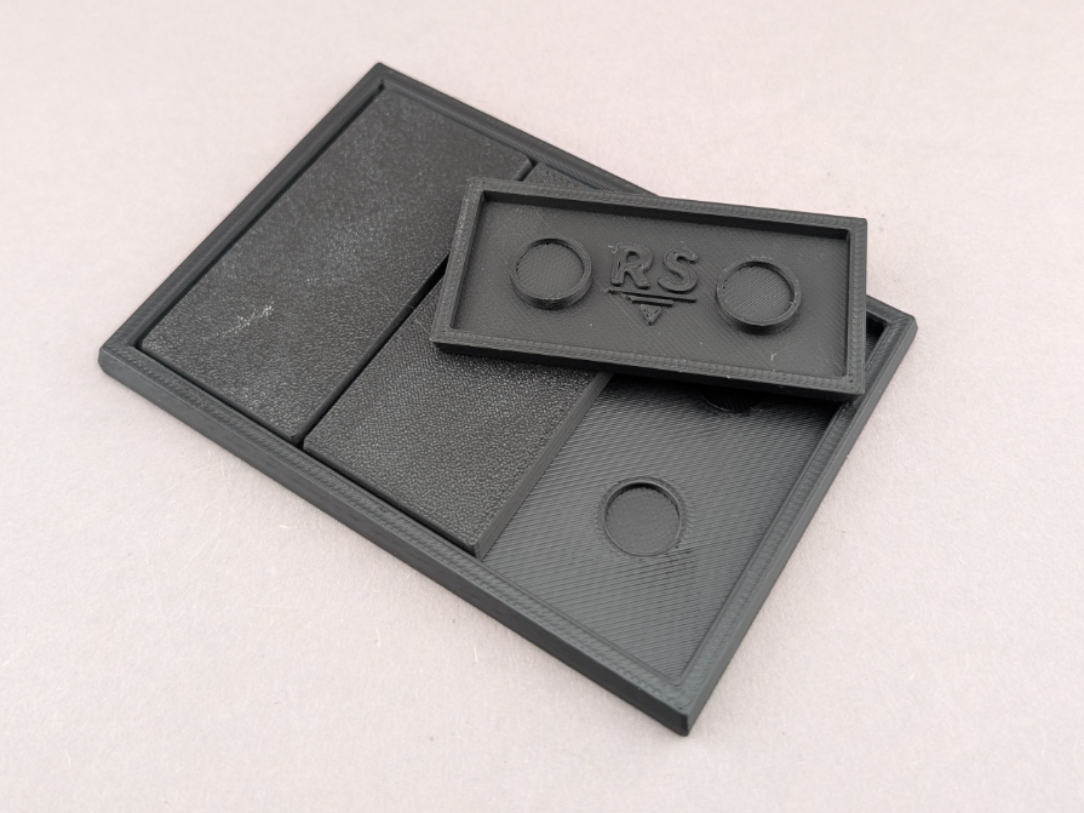 Fantasy Movement Tray 3x1 & rectangle base 30x60mm