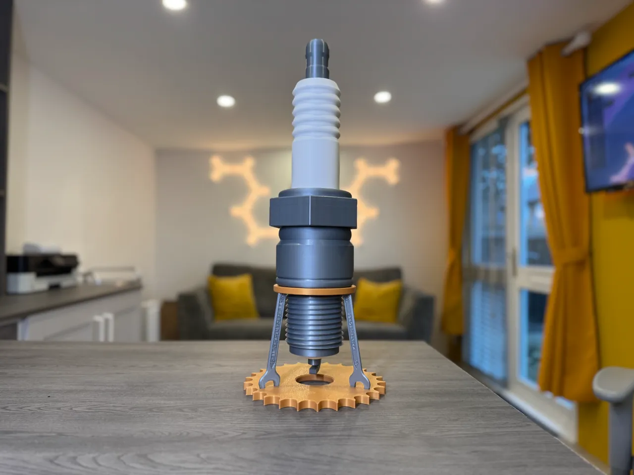 Original Spark Plug Lamp view 2