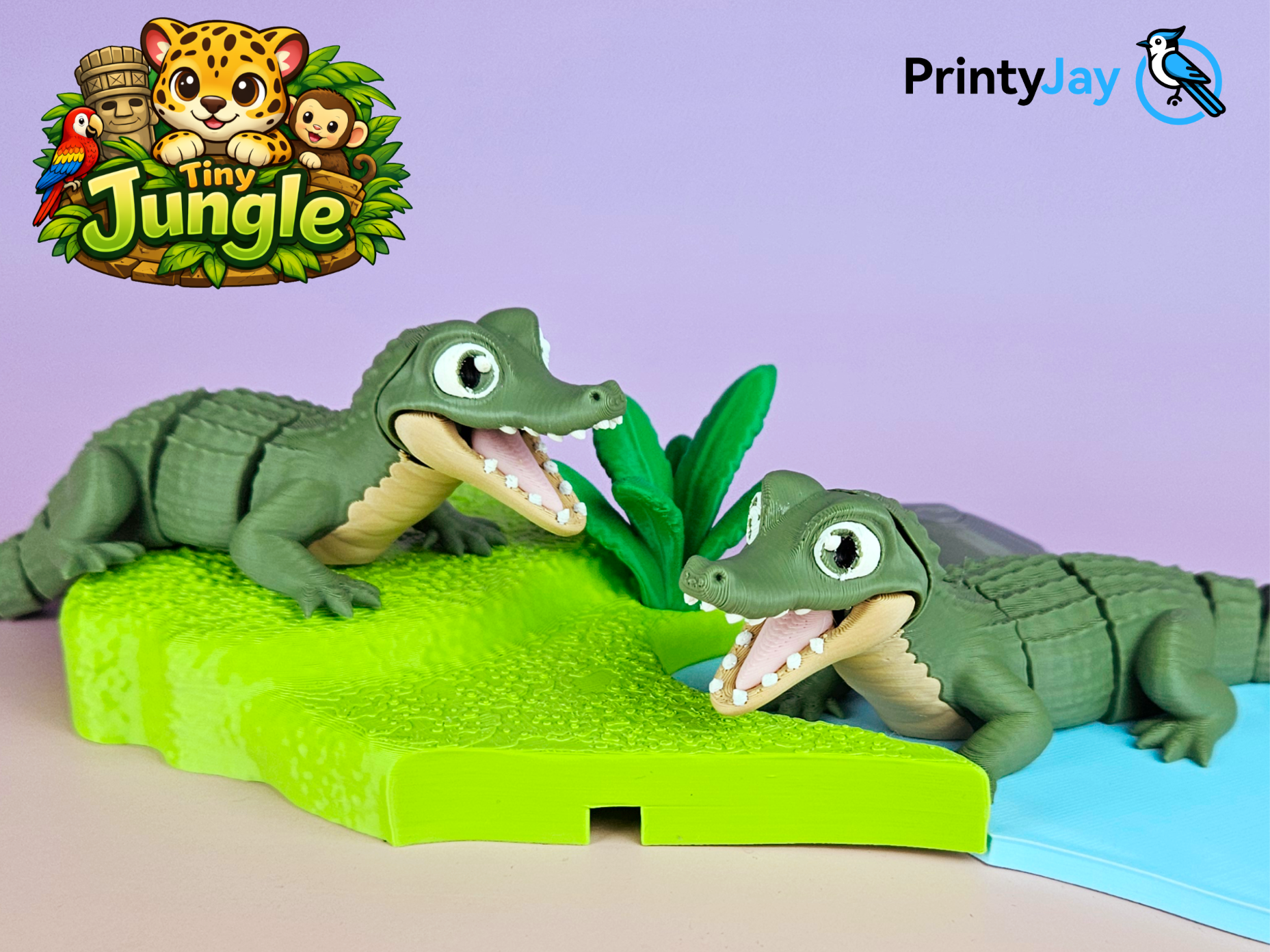 Miniatura 1 do modelo 3D Cute Caiman