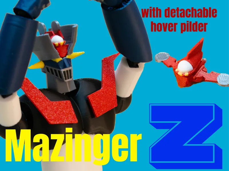 Mazinger Z with detachable Hover Pilder