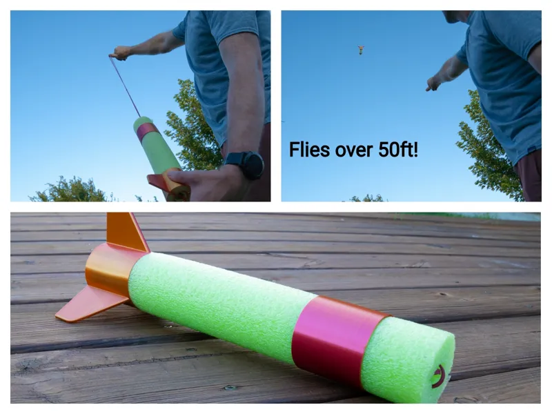 Pool Noodle Rocket