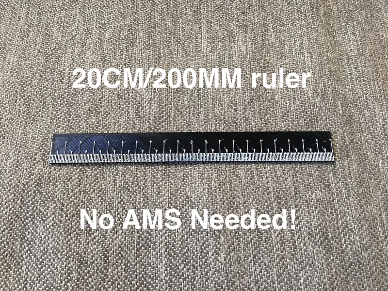 Ruler (measures MM and CM up to 20 CM, 200 MM)