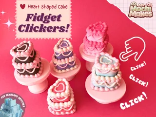 Heart Cake Fidget Clicker!