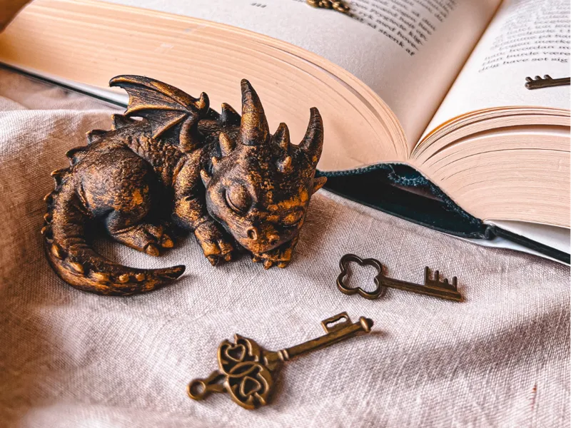 Dragorian Sleeping Baby Book Dragon