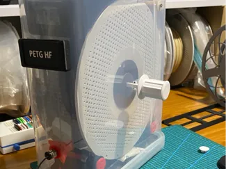 Simple Rewinder for Cereal Box Filament Dry Box