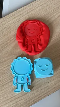 Modelo para impresión 3D: Dado Emocional – Molde para Plastilina — vista de referencia 3