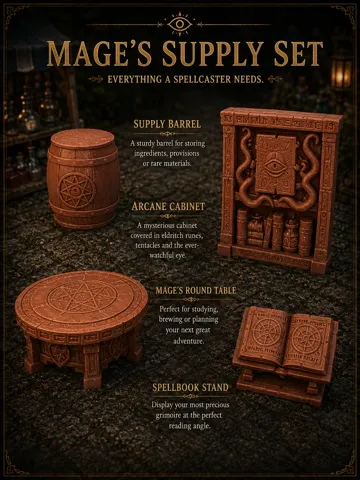 Organizador: Mage’s Supply Set — vista de referencia 3
