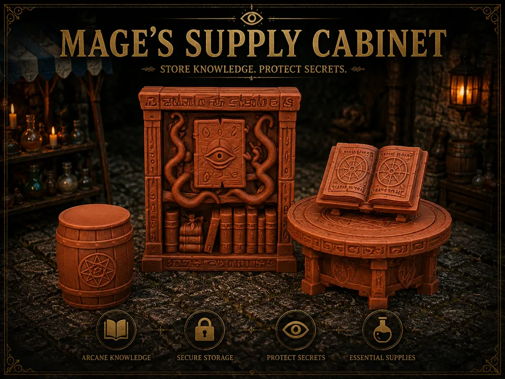 Organizador: Mage’s Supply Set. Referencia del modelo original.