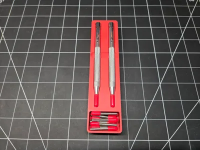 Gridfinity Dual Metal Scribes Holder