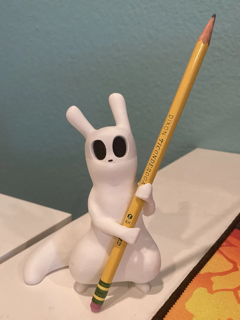 Rain World Slugcat Pencil Holder w/ AMS Eye Change