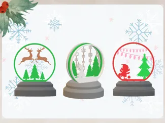 Snow Globe (Customizable)